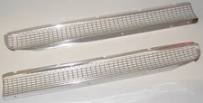 1959 CHEVY IMPALA EL CAMINO BEL AIR BISCAYNE HOOD GRILL SCREENS PAIR # 59C-8214