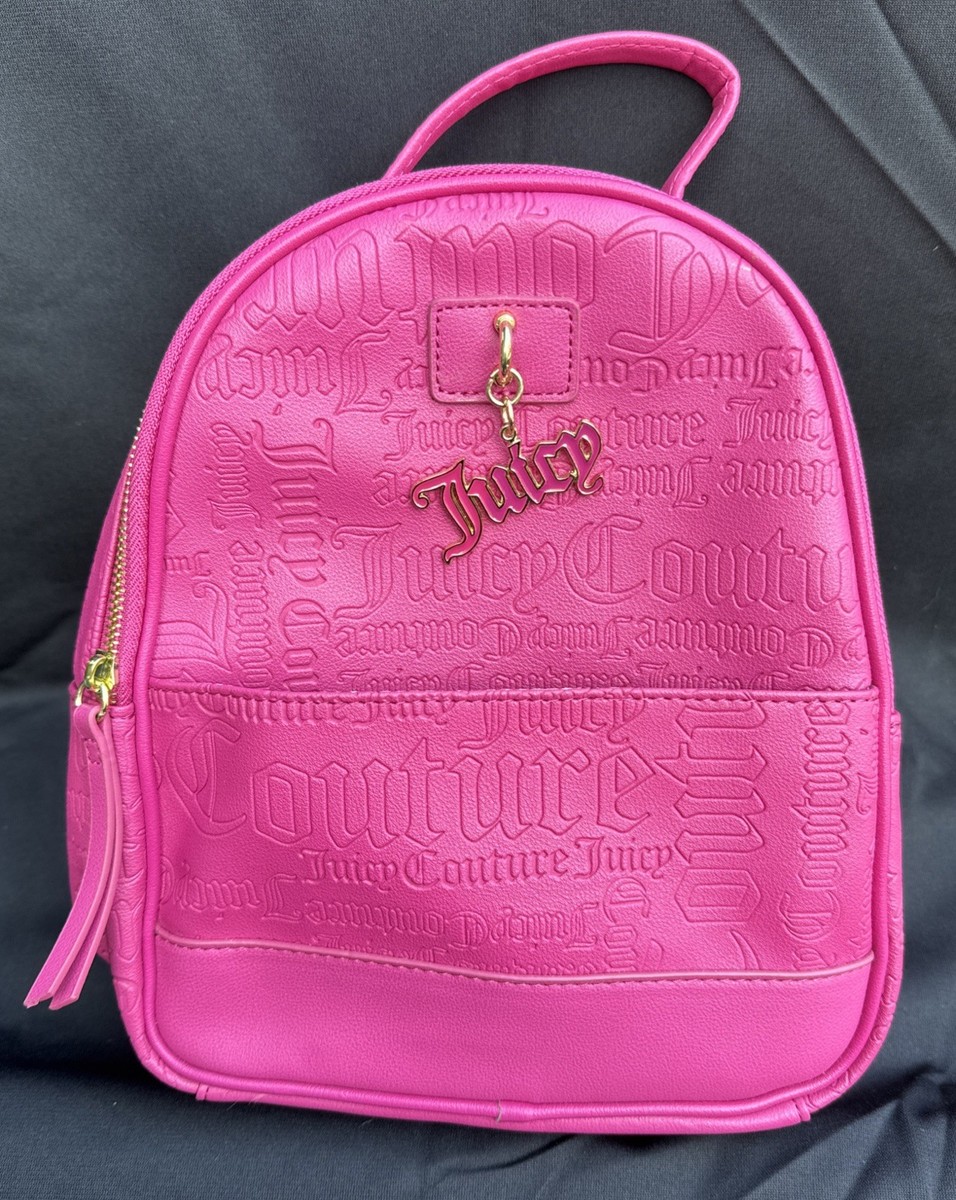 Juicy Couture Love Is Juicy Pink Heart Backpack New s-l400.jpg main image 2