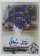 2017 Bowman Draft Chrome Pick Refractor /499 Chris Seise Christopher Auto 0l9t