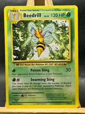 Beedrill Rare Pokemon Trading Card Game XY - Evolutions 7/108 NM