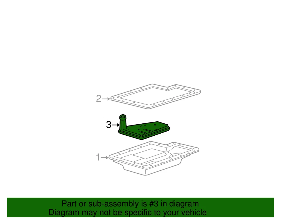 Filtro de aceite de transmisión genuino YC3Z-7A098-BA Foto 3 de 4