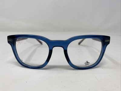 #ad Penguin Original THE STANLEY IN 48 21 140 Indigo Full Rim Eyeglasses Frame MT42 $76.50