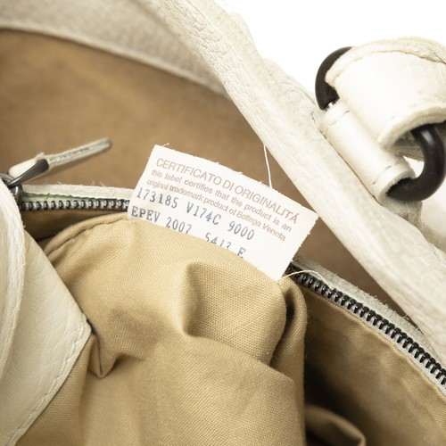 Original Bottega Veneta Tasche Intrecciato weiß Kalbsleder - Bild 7 von 9