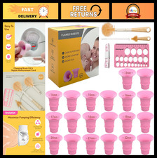 Flange Sizing Kit 20PCS 13-22mm Inserts for 24mm Breast Pump, Silicone Set with