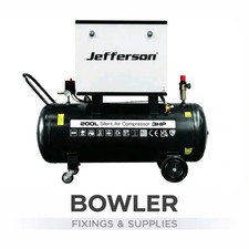 Jefferson 200 Litre 3HP Compressor 230V | SILENT CANOPY | 10 BAR | 2 YEAR WARRAN