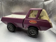 Vintage 1970s Tonka Purple Pressed Steel Toy Pickup Truck - No.53010 - 8 1/2”