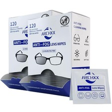 Anti Fog Wipes for Glasses, 240 Count,Pre-Moistened Cleaning Wipes, Lens Clea...