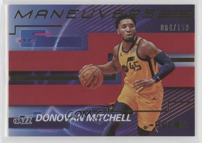 2020-21 Panini Recon Maneuvers Red 84/199 Donovan Mitchell #9 0h1c