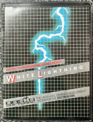 White Lightning Grafikentwicklungssoftware - ZX Spectrum Lieferung mit Handbuch