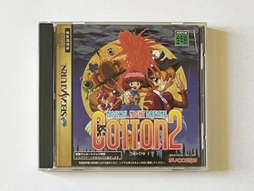 Sega Saturn Cotton 2 With Obi Postcard Calendar Ss