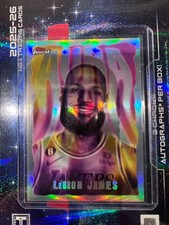 2025 Topps Finest Basketball Lebron James Aura SSP