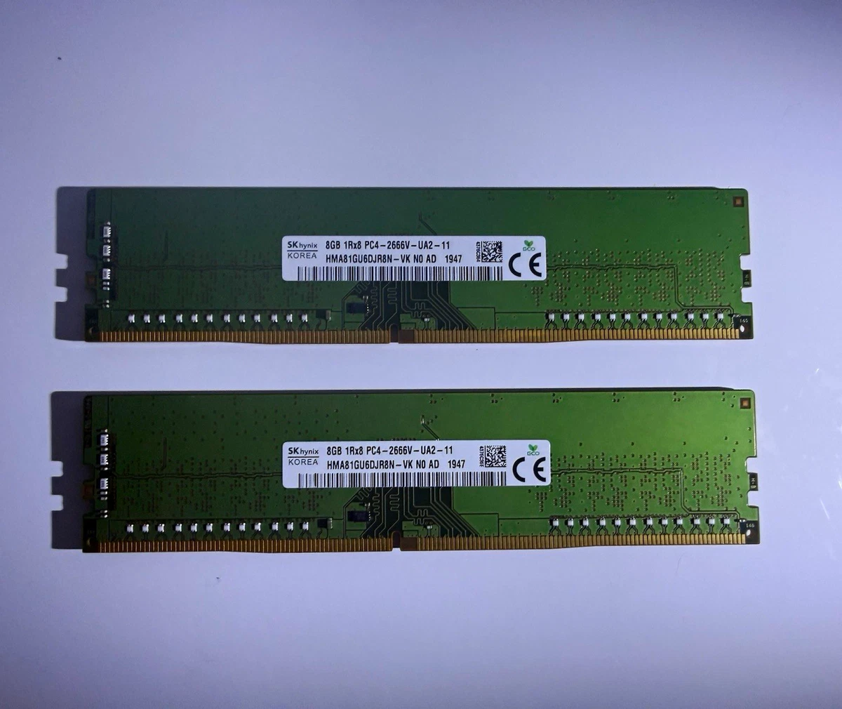 動作確認済 SK Hynix 16GB (8GBx2) DDR4 2666MHz 25+ SK hynix Computer PC4-21300 (DDR4-2666) Bus Speed Memory (RAM