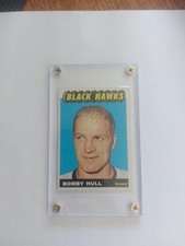 T.C.G. 1965 CARD OF BOBBY HULL!!! #59 HOCKEY LEGEND AND HALL OF FAMER!!! HOF 
