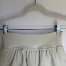 SPANX Ribbed High Waist Skort Athleisure Activewear Beige Size Medium