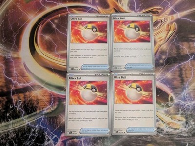 Ultra Ball x4 Playset Pokemon TCG