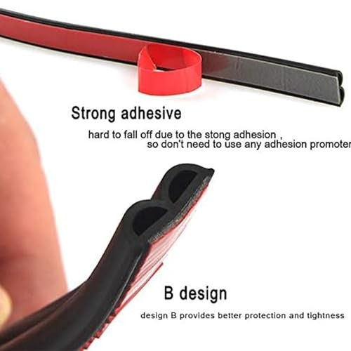 98.4 Feet Universal Self Adhesive Weather Seal Strip, 51/100 x 98.4 Feet Long - Picture 7 of 8