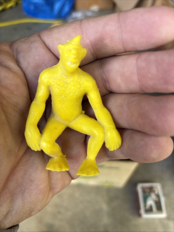 Palmer Plastics 3" Cyclops Yellow 1964 Monsters Horror Vintage Toy