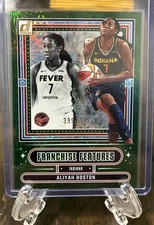2025 Panini Donruss WNBA Aliyah Boston # 12 FF Green Fireworks Parallel 399/399