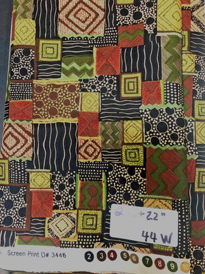 Robert Kaufman fabric cotton earthtones 2 yard plus 22 inches long 44'' wide