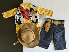 NWT Disney Store 6-12 Months Toy Story Woody Cowboy Baby Costume w/ Hat
