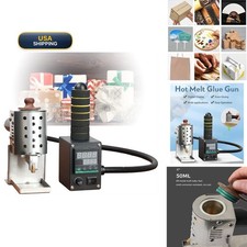 CHIPEL Handheld Hot Melt Glue Gun, 50ML Hot Melt Glue Rolling Gluing Machine