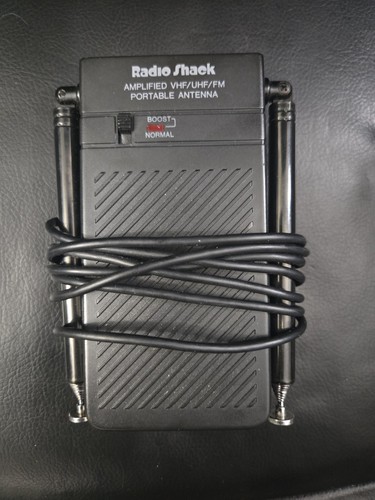 FM/UHF/VHF AMPLIFIED PORTABLE ANTENNA BY RADIO SHACK | eBay