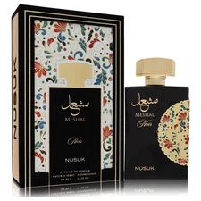 Nusuk Meshal Noir by Nusuk Extrait De Parfum Spray (Unisex) 3.4 oz (Men)