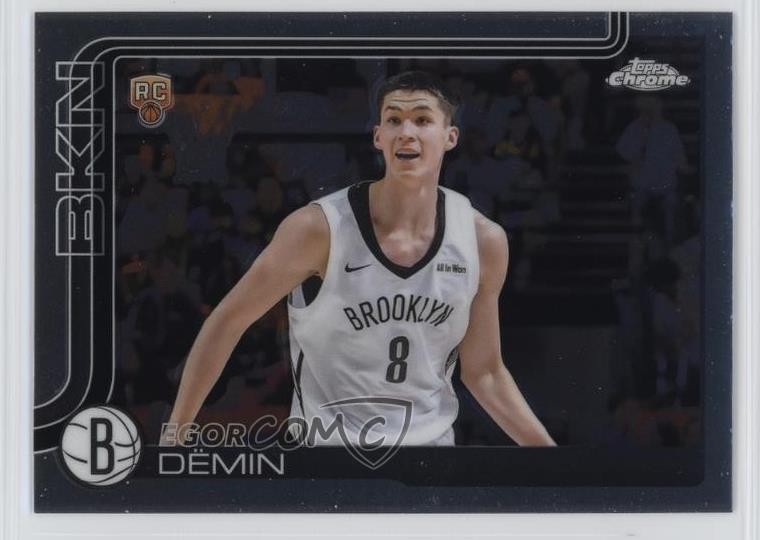 2025-26 Topps Chrome Egor Demin Egor Dëmin #258 1o9f
