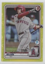 2020 Bowman 1st Edition Yellow Foil 38/75 Will Wilson #BFE-147 0b0