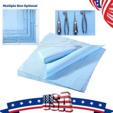 100pcs/pack Dental CSR Wraps Autoclave Sterilization Wrap Sheets Crepe Paper