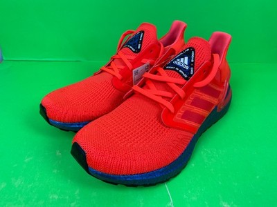 L@@K BRAND NEW ADIDAS ULTRABOOST 20 ISS LAB SZ 9.5 SOLAR RED CLEMSON ULTRA BOOST