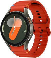 Soft Silicone Strap Compatible with Samsung Galaxy Watch 7 40mm 44mm