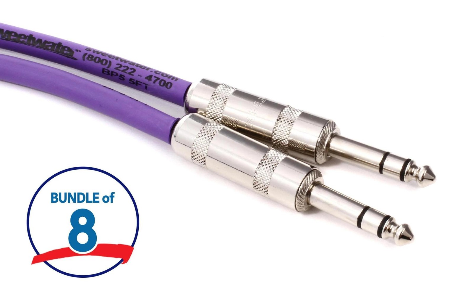 Pro Co BP-5 Excellines Балансный соединительный кабель TRS Male - TRS Male 8-pack длиной 5 футов 22690₽