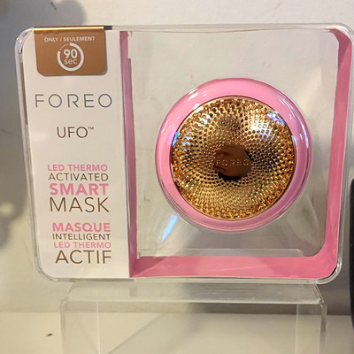 FOREO UFO Smart Facial Mask Device LED Thermo Activated Pink/Gold