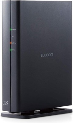 ELECOM Wi-Fi6 Nothing Line LAN Router - 11AX 1201+574Mbps IPv6 (IPoE) Kompatibel