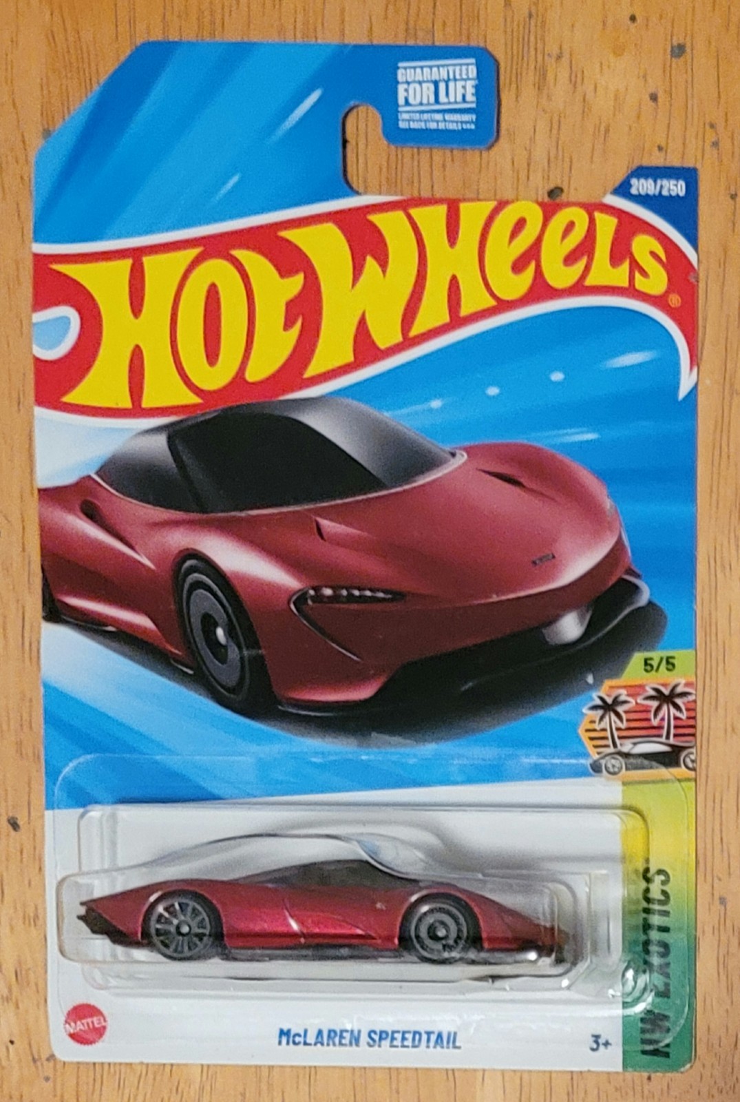 Hot Wheels 2025 McLaren Speedtail HW Exotics 5/5 209/250 Rare