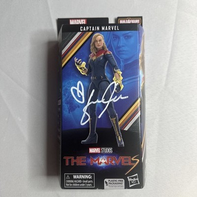 Bri Larson - Signed Figure -  Captain Marvel  -  The Marvels  - Wet Ink Auto