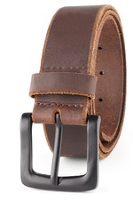 Men's Full Grain Leather Belt Handmade, 1.5 Inch Wide Jeans Dress Belt, Gift ...
