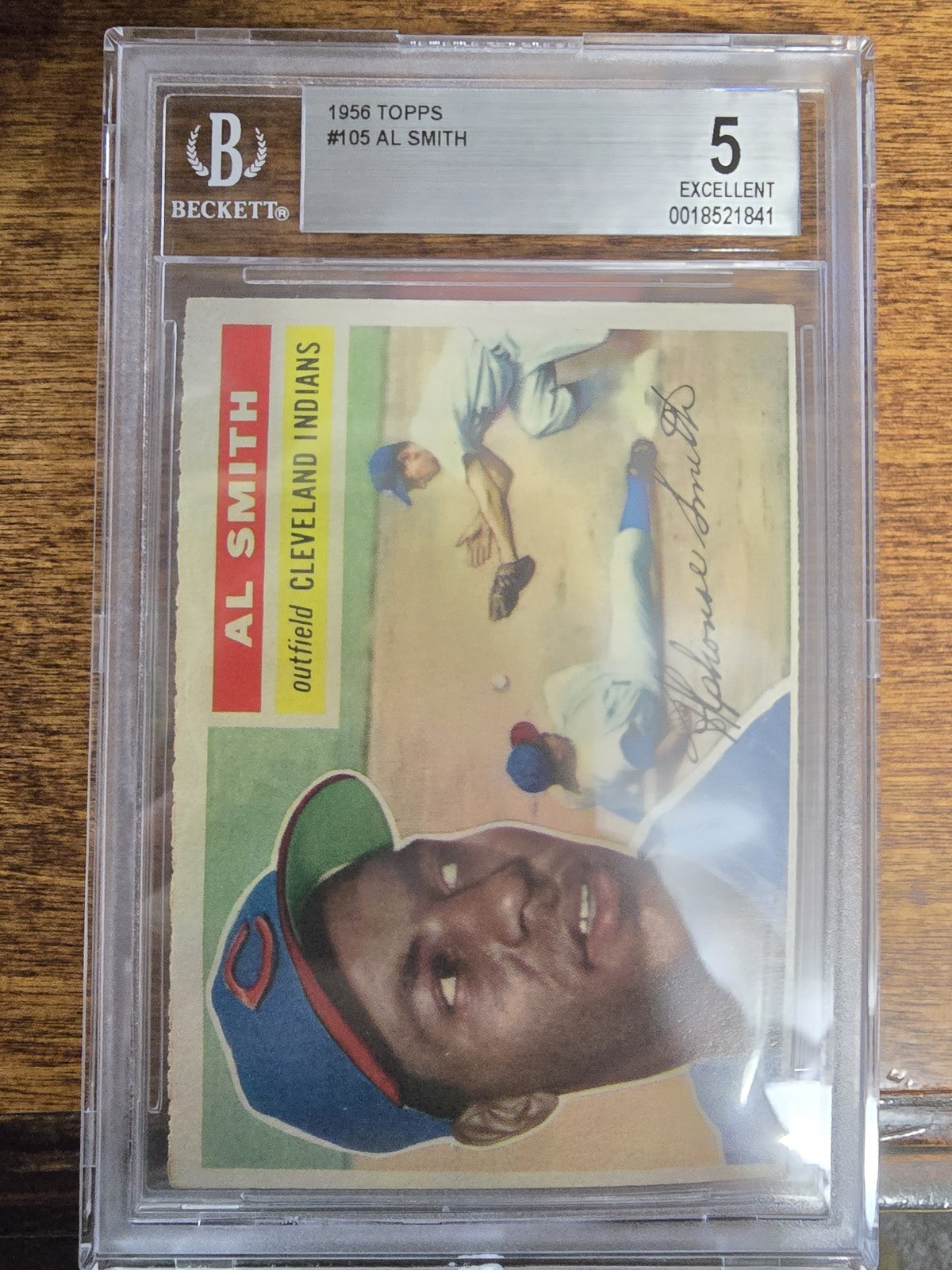 1956 Topps #105b Al Smith BGS 5.0