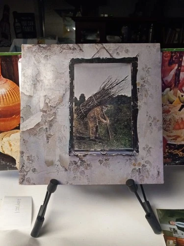 Led Zeppelin IV Vinyl '71 Atlantic SD 19129 Ultrasonic Cleaned  G+ Vinyl G Cover