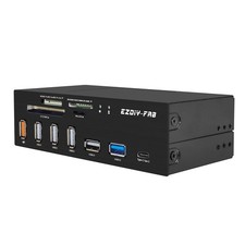 EZDIY-FAB PC Front Panel Internal Card Reader USB HUB, USB 3.1 Gen2 Type-C Po...