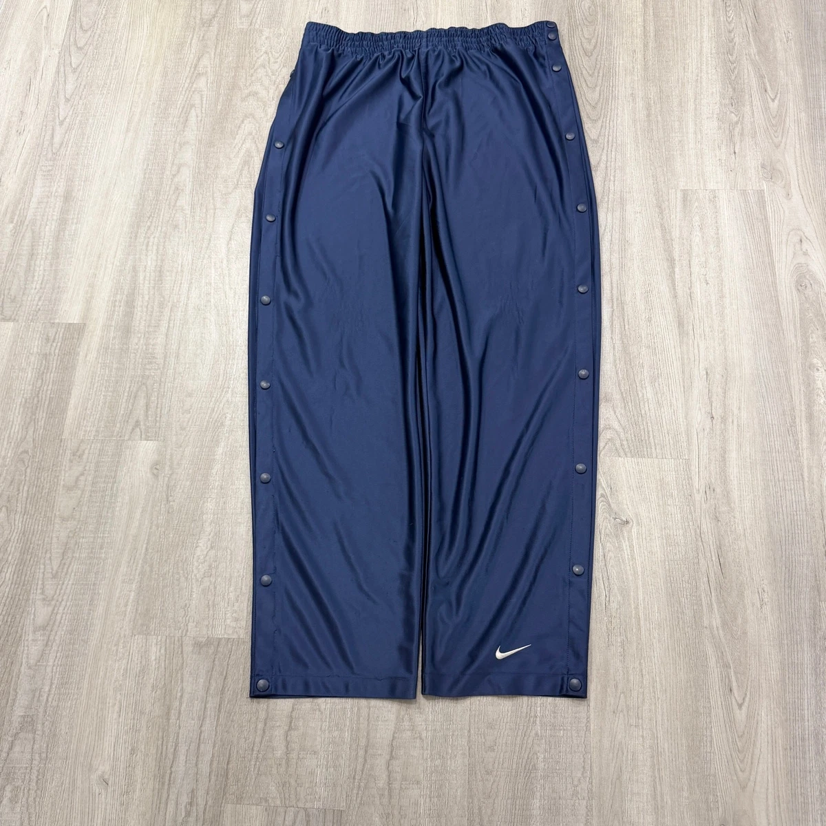 Pantalon Eastbay Tear Away Homme - Violet Snap Dazzle Nylon - Style Y2K Basketball - Taille L