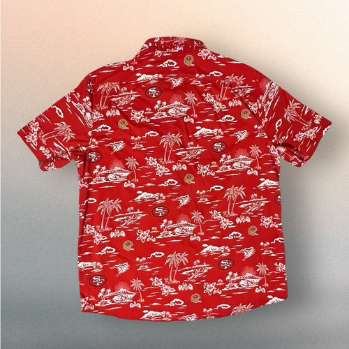 Camisa hawaiana de fútbol americano Reyn Spooner Throwback NFL San Francisco 49ers para hombre XL - Imagen 9 de 17