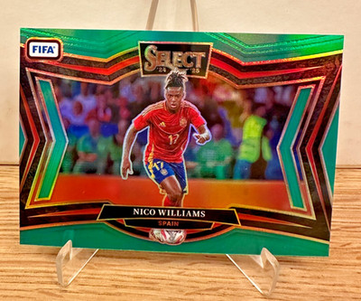 2024-25 Panini Select Fifa Nico Williams Green /5 - Spanien