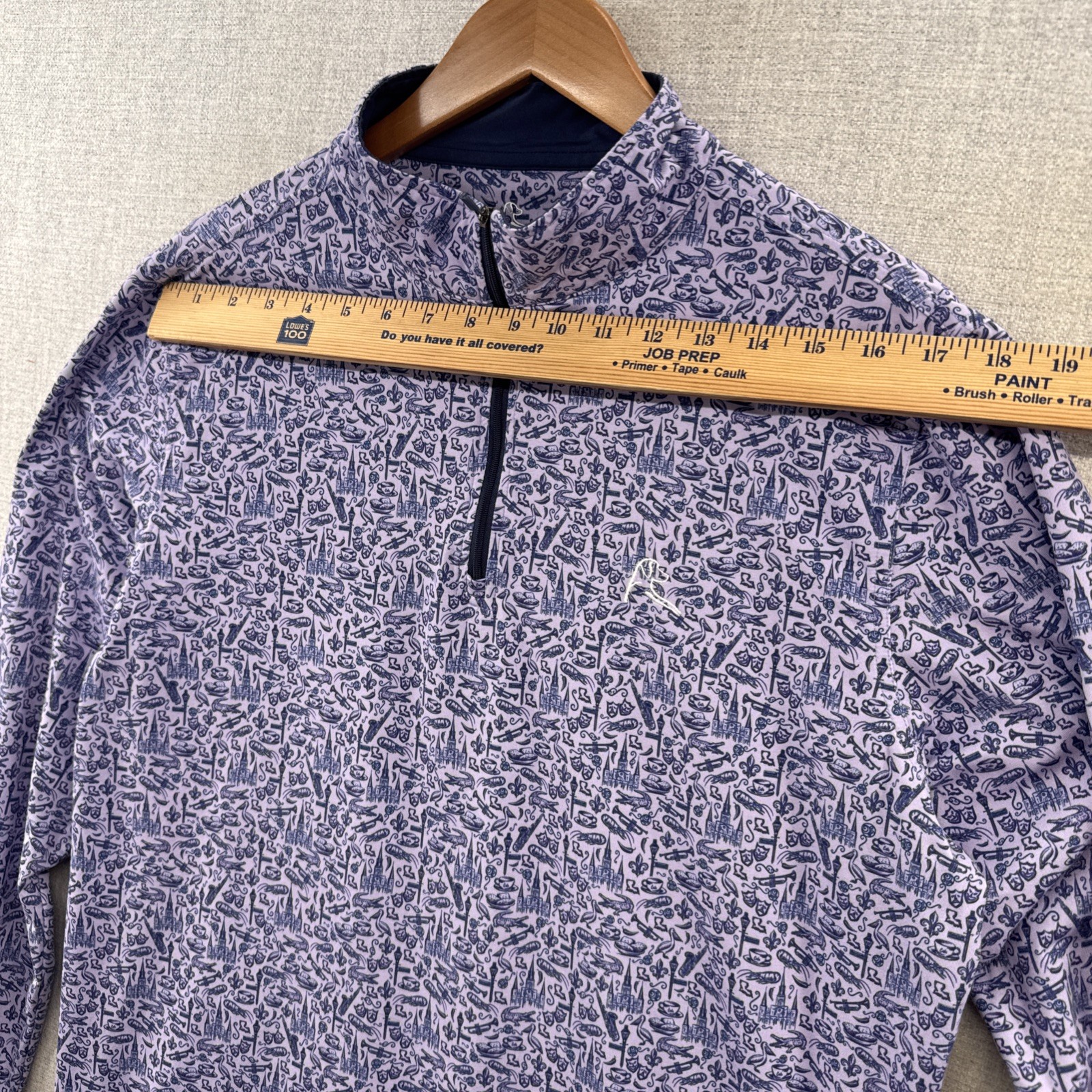 Rhoback Performance Q-Zip Pullover Medium New Orl… - image 7