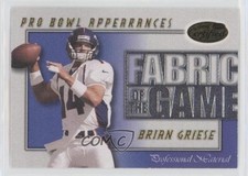 2000 Leaf Certified Fabric of the Game 215/1000 Brian Griese #FG-19 mm8