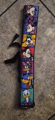 Mickey Mouse Minnie Donald Duck Goofy Pluto Camera Strap 47'' Walt Disney World