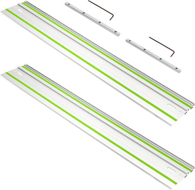 110In Track Saw Guide Rail for Festool Track Saw, 55'' X 2 Guide Rail with Connec