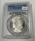 1881-CC $1 Morgan Dollar PCGS MS66 Bright White Gem w/ Great Strike!