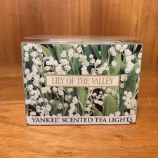 Yankee Candle Scented Tea Lights 11 LILY OF THE VALLEY & 8 GARDEN SWEET  PEA